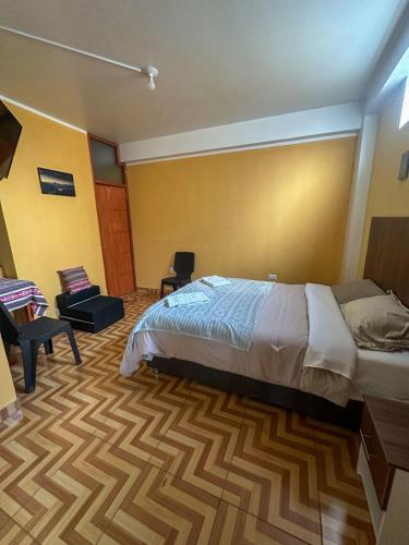 1 double bed