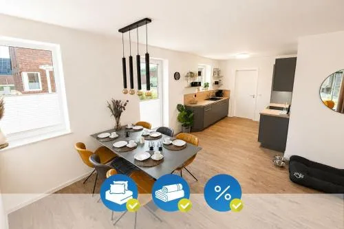 Freistehendes Ferienhaus am Kutterhafen mit Sauna in Butjadingen, Deutschland