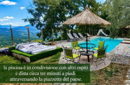 Casetta in Molise, L'Iperico e piscina in condivisione in Cerro al Volturno