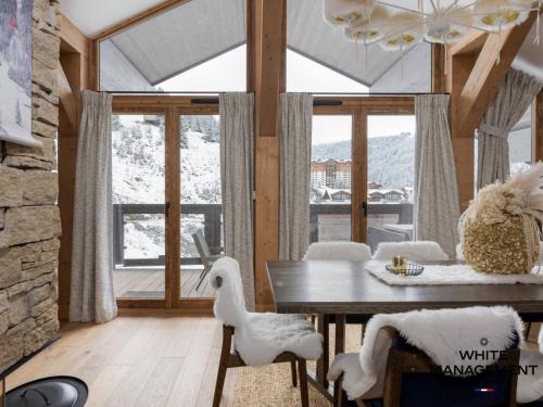 Résidence L'ourse Bleue - Penthouse intimiste avec sauna au cœur de Moriond MAE-5814
