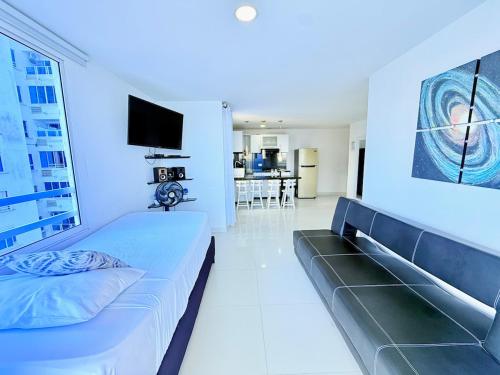 Beachfront 1BR in Laguito For 3 Guests