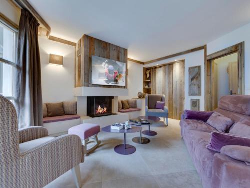 Appartement duplex sur les pistes avec cheminée et espace spa