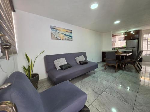 Apartment in secure PV 2 bedrooms with AC, garage, for 5 people