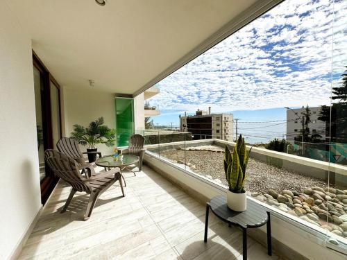 Departamento con Vista al Mar y Piscina