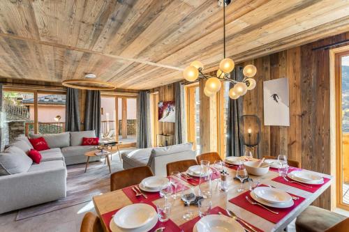 Chalet Du Col De La Lune - Appartement pour 8 personnes neuf dans un chalet au centre de St Martin de Belleville MAE-0804