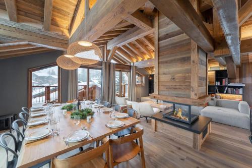 Chalet UltreÏa - Un chalet d'exception 6 chambres pour 14 personnes 300m² St Martin de Belleville MAE-6024