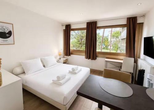 L'Elyo - Cosy Apt Cannes - 200m beach -AC- Parking