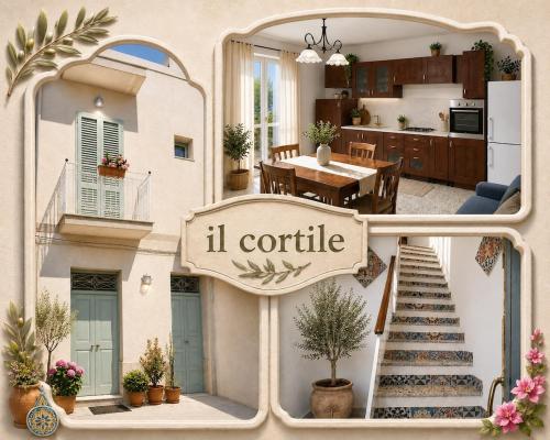 Il cortile nel centro storico di Sciacca - San Michiele