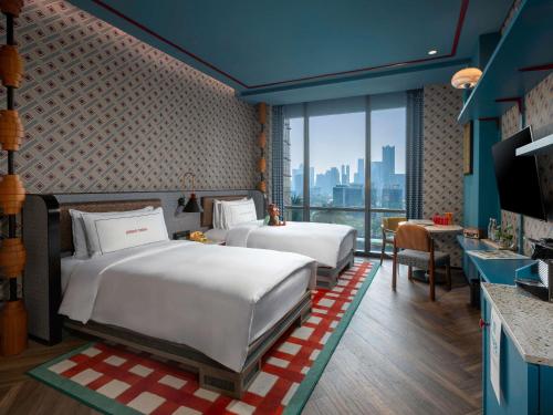 25hours Hotel Jakarta The Oddbird Room Type - Twin Room