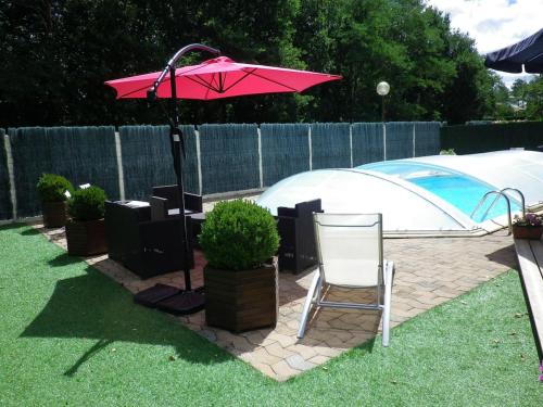 Villa en pleine nature à Escource avec piscine privée gîte à louer Escource