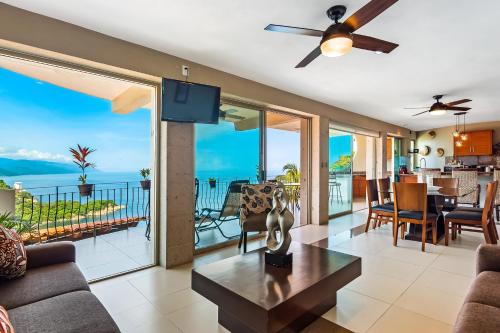 Ocean-view 2BR Casa Luna in Puerto Vallarta