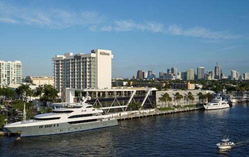 Exterior view, Hilton Fort Lauderdale Marina in Fort Lauderdale (FL)