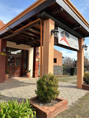 Bejárat, Hosteria Suenos Dorados in Villa de Merlo