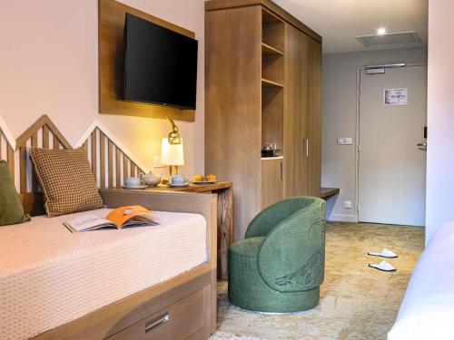 1 king bed, 2 sofa beds