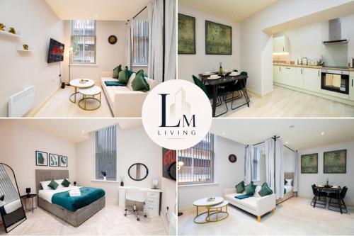 Modern 2Bed City Centre Apt by Briggate, Sleeps 5