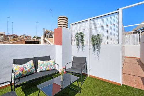 Apartamento terraza privada 2D. MALAGA CENTRO 2