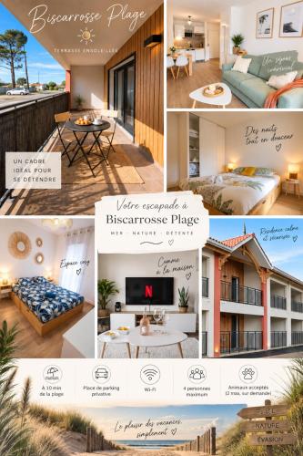 Biscawai Bisca Séjour détente dans un logement cosy avec terrasse ensoleillée, proche plage