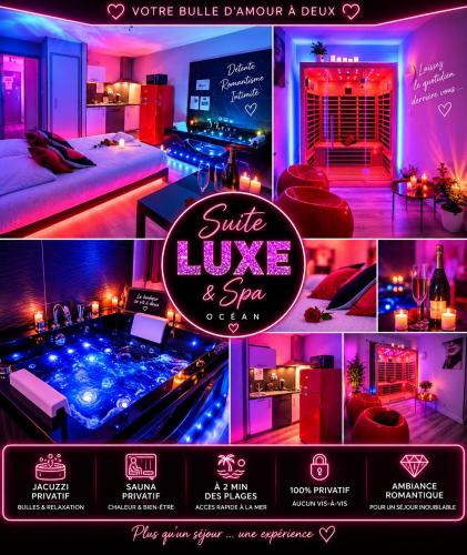Grand Studio BISCARROSSE PLAGE Une nuit A 2 avec Sauna Luxe, Balnéo, Océan rien que pour vous