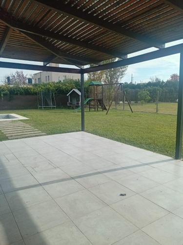 Descanso en funes in Roldán
