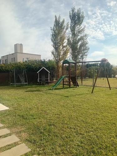 Descanso en funes in Roldán
