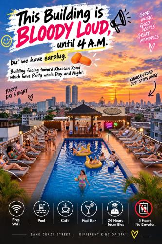Rhythm and Rest Quarters at Khaosan Palace Hotel, Bangkok