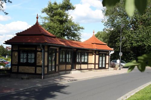 Pavillon an der Ilm in Ilmenau, Deutschland