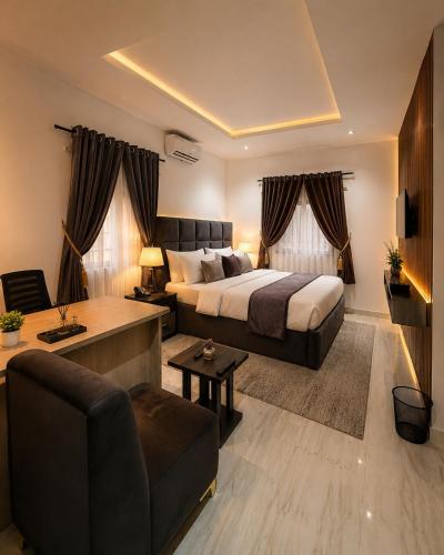 1 double bed