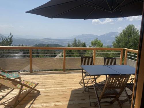 Chalet accueillant animaux - 6 pers., vue sud in Saint-Michel-de-Chaillol