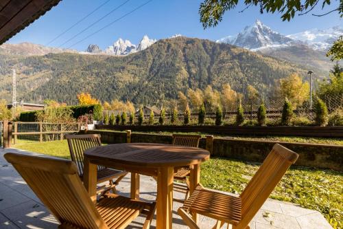 Nid du Pic - Cozy alpine retreat with private garden in Chamonix