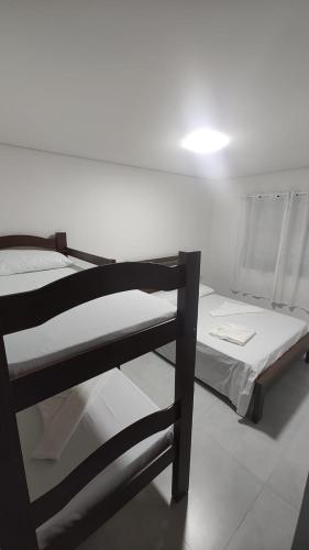 1 double bed, 1 bunk bed