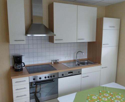 Kitchen, Ferienwohnung Unica im Lahntal in Villmar