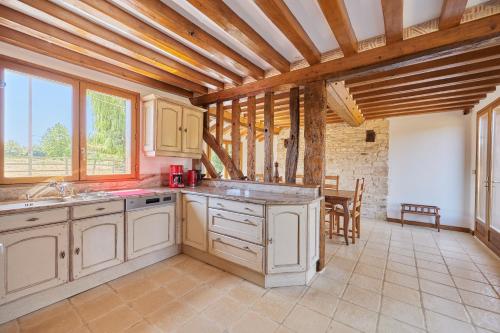 köök, Maison du Chemin des Vignes - charme normand in L'Oudon