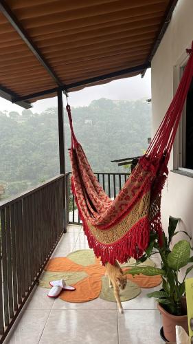 Casa com vista livre para o Cristo na zona sul in Cosme Velho