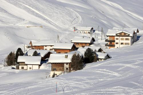 Viesnīcas āriene, Ferienwohnung Stoffel in Avers