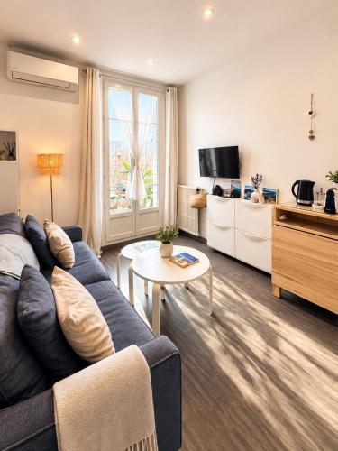 Studio Cocooning avec terrasse au calme Quartier Les Musiciens Mer à 7 minutes à pieds