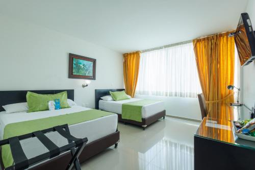 2 twin beds