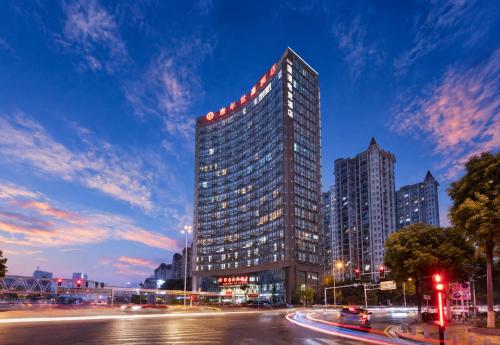 Changsha Kangnian Sega Hotel Wanjiali Shopping Mall Prime Location Near Subway Exit 1 Excellent Buffet Breakfast Smart Choice for Business Travelers and Tourists in Lively Downtown Area