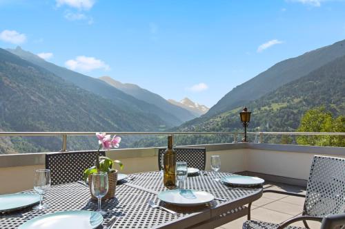Chalet 10 personnes, vue Dent Blanche, parking
