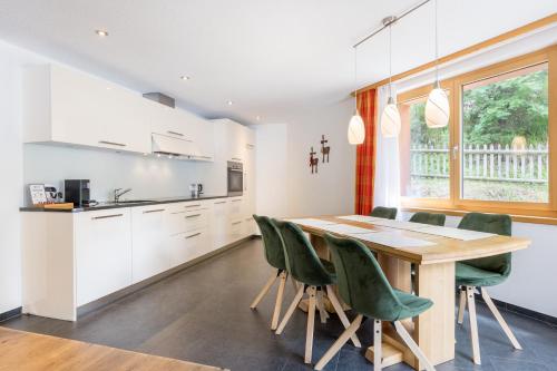 廚房, 賈格爾霍夫公寓 (Jägerhof Appartements) in 策馬特