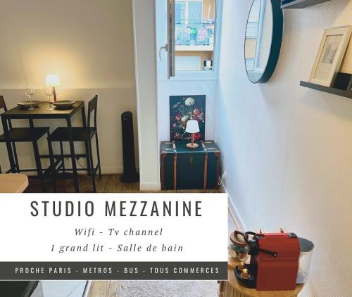 Studio Mezzanine - Paris 5mn - Location saisonnière - Alfortville
