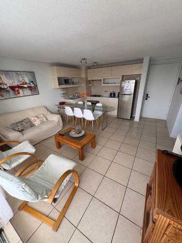 Cocina, Espectacular Depto Laguna Vista Algarrobo (3D2B) in Algarrobo