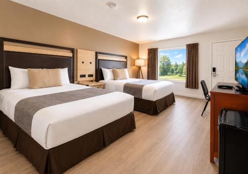 2 double beds