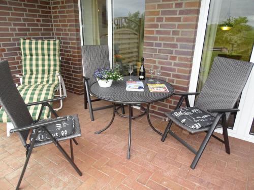 Terraza/balcón, Ferienwohnung Brinkmann in Lubeck Suburbs