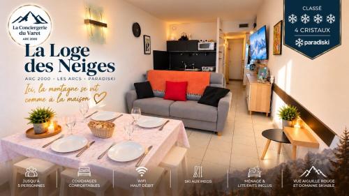 La Loge des Neiges - Ménage inclus - Lits faits - Ski IN-OUT - Arc 2000 - La conciergerie du Varet