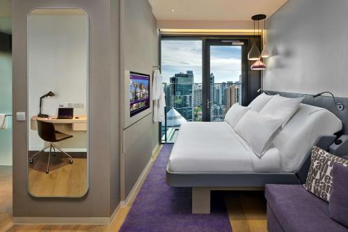 Business center, YOTEL Singapore Orchard Road near Asian Civilisations Museum