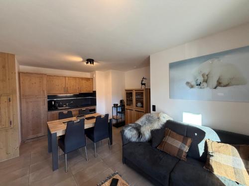 Les Saisies : Appart. 6 pers, 2 ch, 2 sdb, parking, wifi