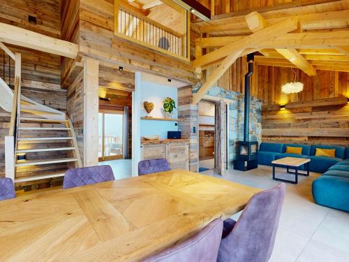 Chalet 5* avec spa et jacuzzi · 15 personnes · accès pistes · parking privé