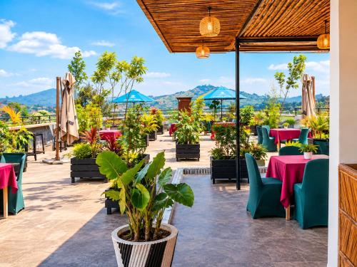 Restaurant, La Planete Hotel  in Gisenyi
