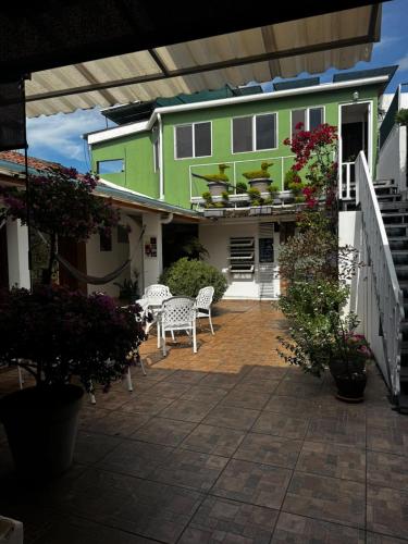 外部景觀, 卡薩佛得角旅館 (Hostal Casa Verde) in 聖安娜