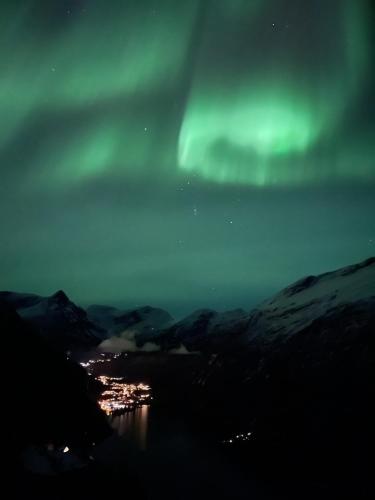 Exterior view of Lunheim in Geiranger